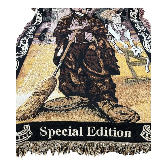 Emmett Kelly 100th Anniversary Special Edition Tapestry Throw Blanket Simply Cou - Picture 4 of 6